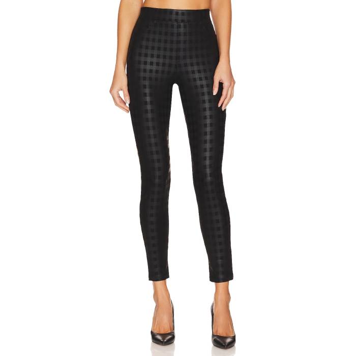駆け込み寺 Sanctuary 【 Runway Legging Women Black Coated Plaid 】 レディース 黒いこと 黒いこと レディースファッション-パンツ-ボトムス