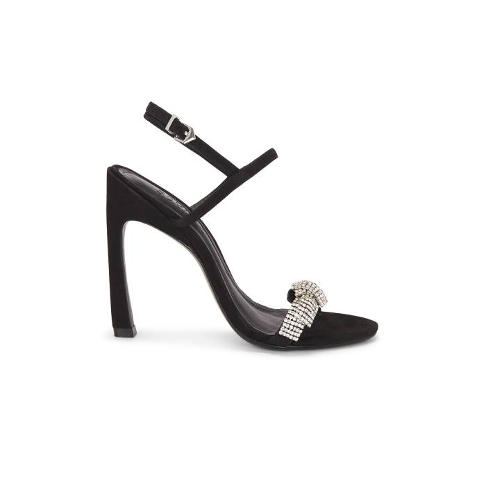 シュッツ Schutz 【 Pearl Sandal Women Black 】 パール レディース 黒いこと 黒いこと