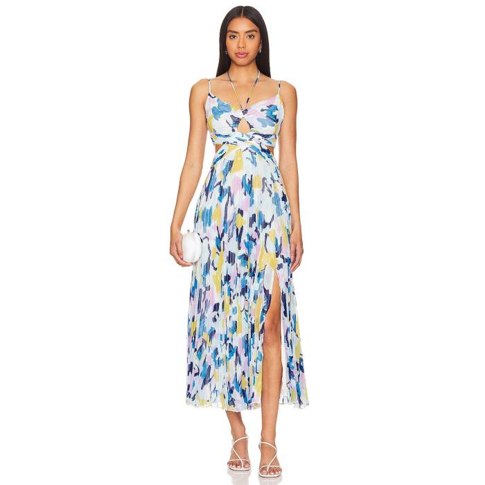 Astr The Label 【 Aquata Dress Women Aqua Blue Multi 】 ドレス レディース アクア 青色 ブルー｜スニケス 29,705円