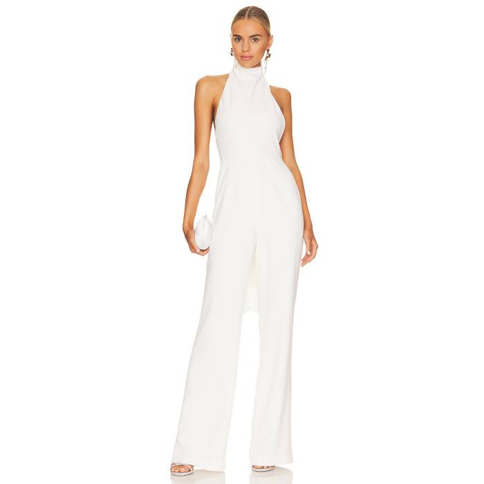 Sau Lee 【 Portia Jumpsuit Women Ivory 】 飛び降りる背広 レディース 象牙色