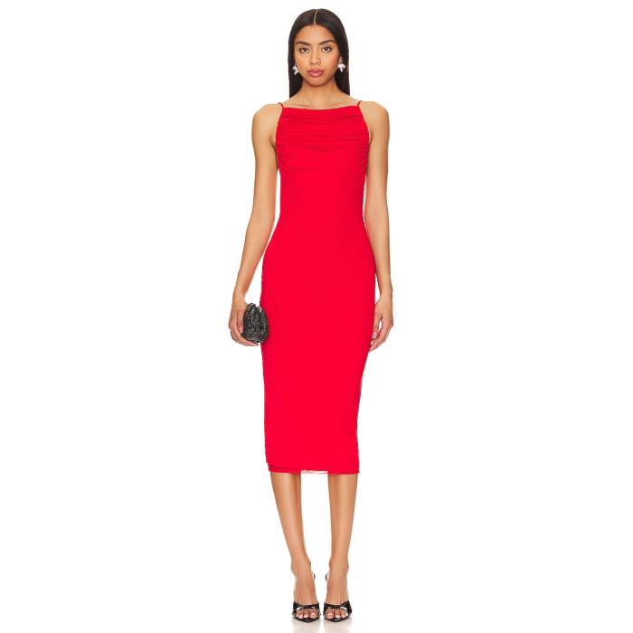 Nbd 【 Myra Midi Dress Women Bright Red 】 ドレス レディース Red 赤・レッド｜スニケス 15,688円