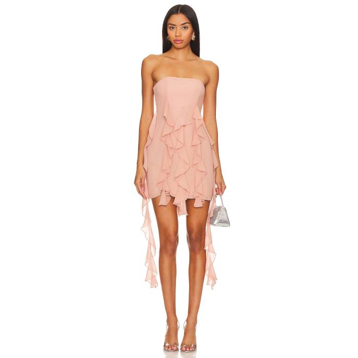 Nbd 【 Denali Mini Dress Women Blush Pink 】 御召しもの レディース pink サクラ色
