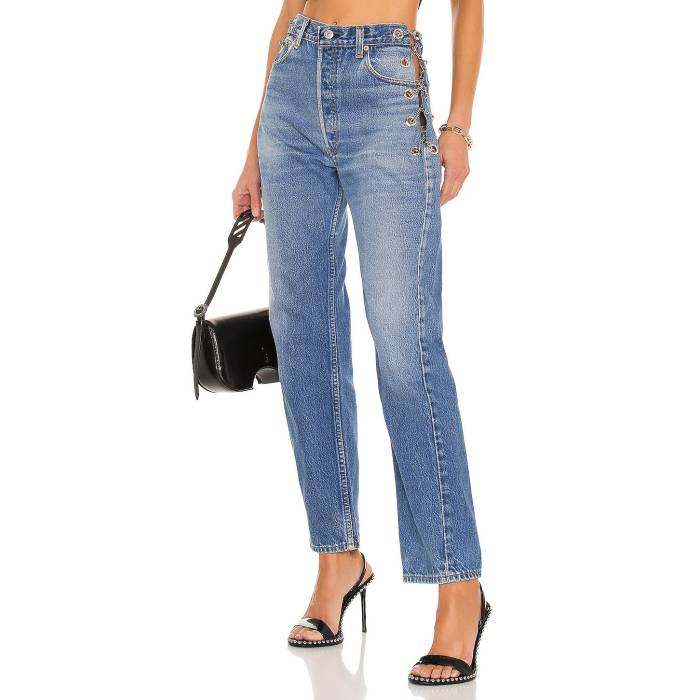 Eb Denim 【 Vintage Chain Boyfriend Women Vintage Blue 】 vintage ビンテージ・ヴィンテージ レディース vintage ビンテージ・ヴィンテージ 青味 青み