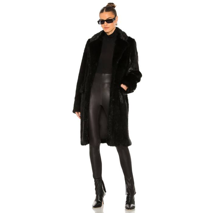 Rta 【 Dawson Faux Fur Coat Women Black 】 レディース 黒いこと 黒いこと レディースファッション-コート・ジャケット