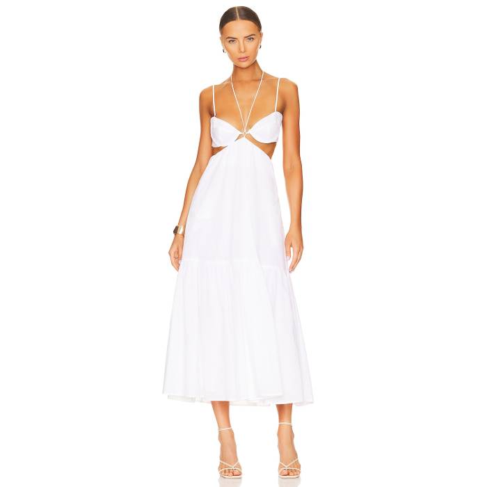 バルドット Bardot 【 Willow Midi Dress Women Orchid White 】 ドレス レディース 白色 ホワイト｜スニケス