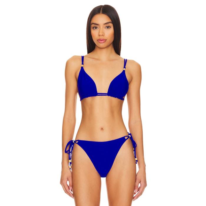 フェイスフルザブランド Faithfull The Brand 【 El Bajio Bikini Top Women Cobalt 】 レディース