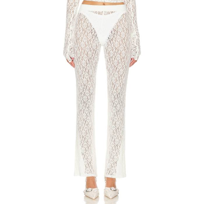 Eb Denim 【 Split Hem Legging Women Off White 】 レディース 白いこと 白いこと