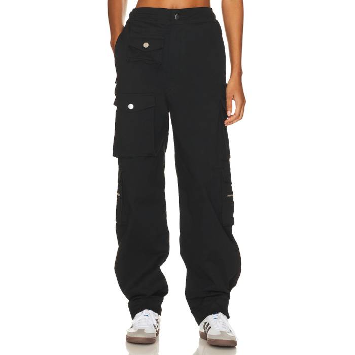 Eb Denim 【 Cargo Pants Women Black 】 カーゴパンツ レディース 黒いこと 黒いこと