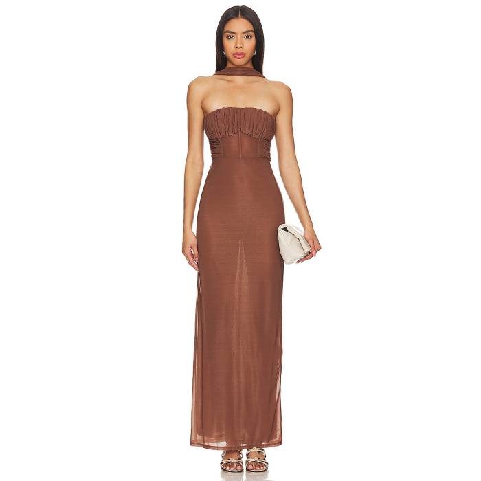 Lpa 【 Vittoria Maxi Dress Women Chocolate 】 ドレス レディース｜スニケス