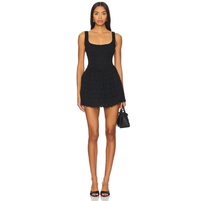 ショウミーユアムームー Show Me Your Mumu 【 Ricci Skort Dress Women Black 】 ドレス レディース 黒色 ブラック|スニケス