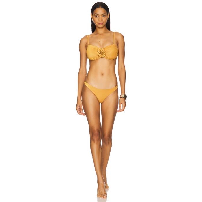 ジマーマン Zimmermann 【 Lucky Bandeau Flower Bikini Set Women Toffee 】 レディース
