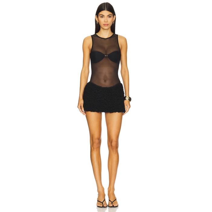 Selia Richwood 【 Poncik Mini Dress Women Black 】 ドレス レディース 黒色 ブラック|スニケス
