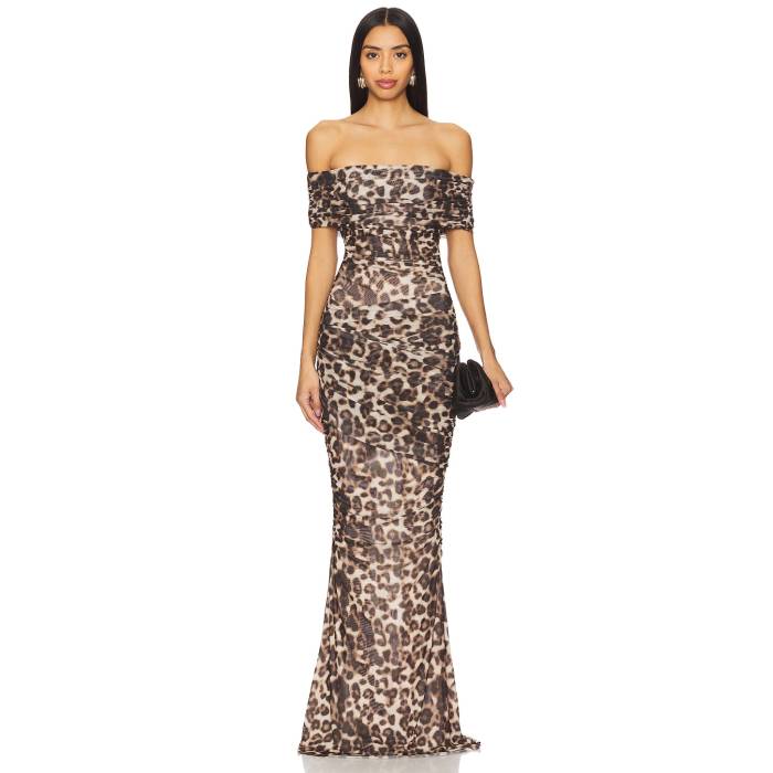 Seroya 【 Sasha Maxi Dress Women Spotted Bengal 】 お召しもの レディース レディースファッション-ドレス
