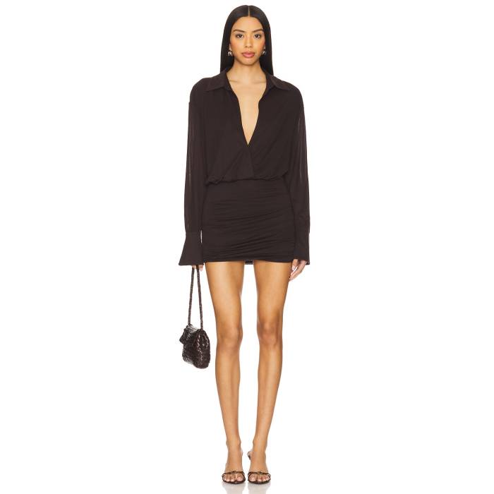 Ser.o.ya 【 Myla Mini Dress Women Ash Brown 】 ドレス レディースファッション ドレス レディース 茶色 ブラウン