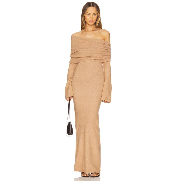 Ser.o.ya 【 Maya Gown Women Tan 】 レディースファッション ドレス レディース