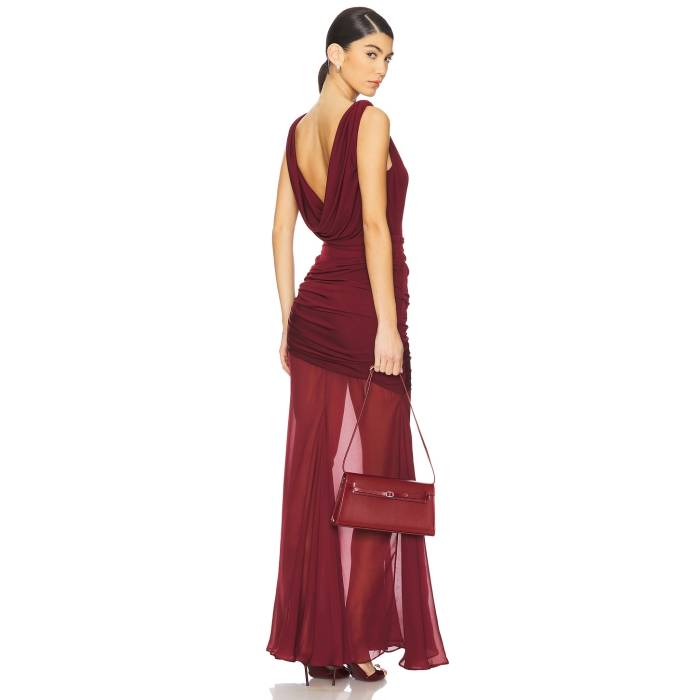 L'academie 【 By Marianna Enoa Midi Dress Women Maroon 】 ドレス レディース マルーン|スニケス