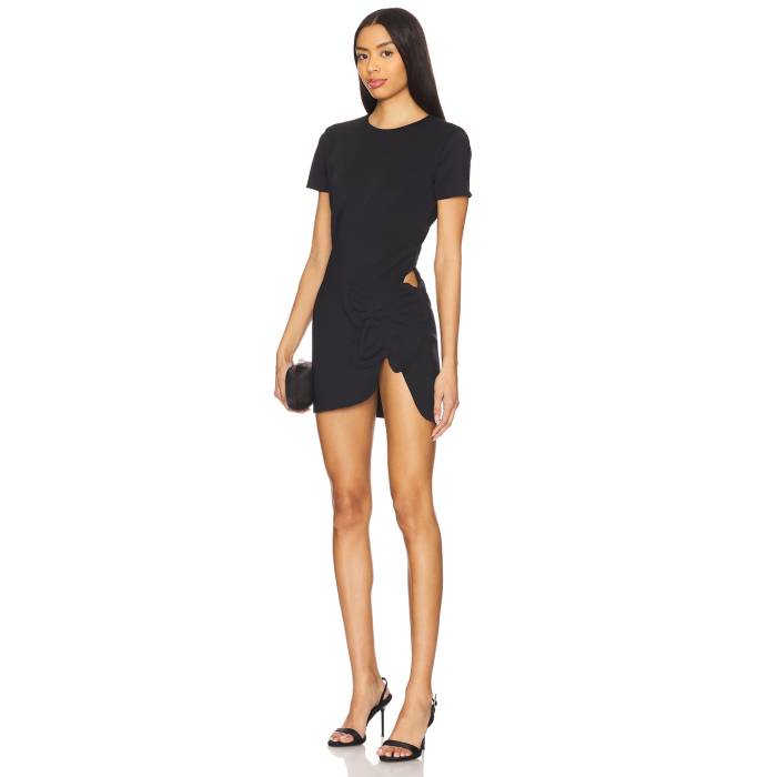 Mother Of All 【 Carla Cutout Flower Mini Dress Women Black 】 ドレス レディースファッション ドレス レディース 黒色 ブラック