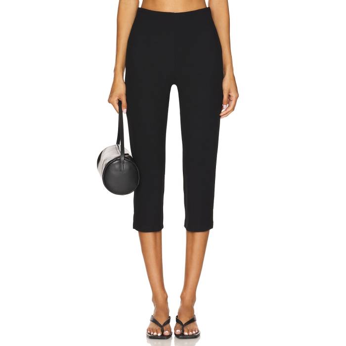 Elodie The Label 【 Ivonne Capri Pants Women Black 】 レディースファッション ボトムス パンツ レディース 黒色 ブラック