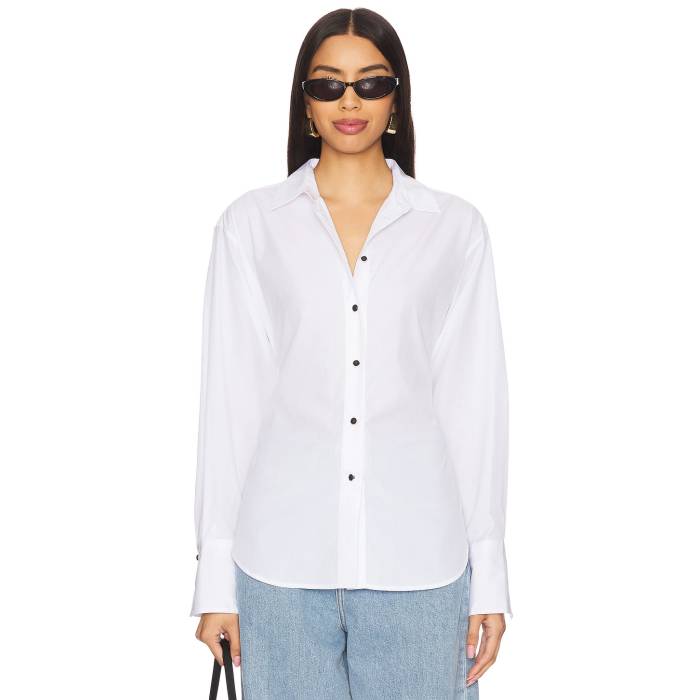 ラグアンドボーン Rag \u0026 Bone 【 Eve Shirt Women White 】 レディース 白いこと 白いこと