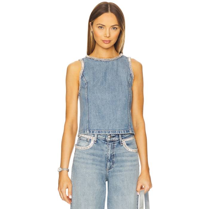 ラグアンドボーン Rag & Bone 【 Ultra Featherweight Myla Top Women Pacific Jewel 】 ultra ウルトラ レディースファッション トップス タンクトップ レディース パシフィック