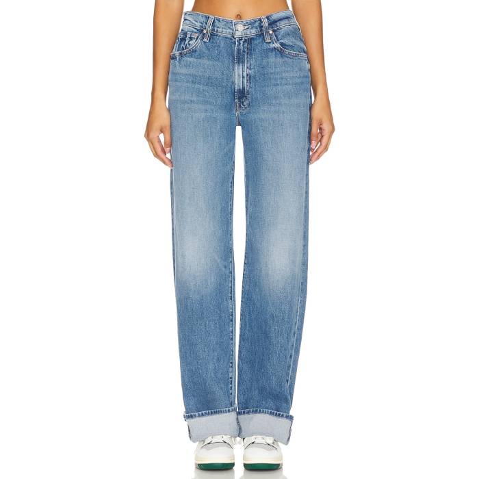 Mother 【 The Dodger Skimp Cuff Jeans Women Music Is The Medium 】 ジーンズ レディースファッション ボトムス パンツ レディース