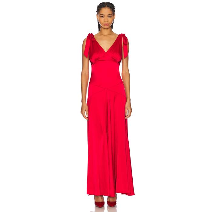 Line & Dot 【 Harles Maxi Dress Women Red 】 ドレス レディースファッション ドレス レディース Red 赤・レッド