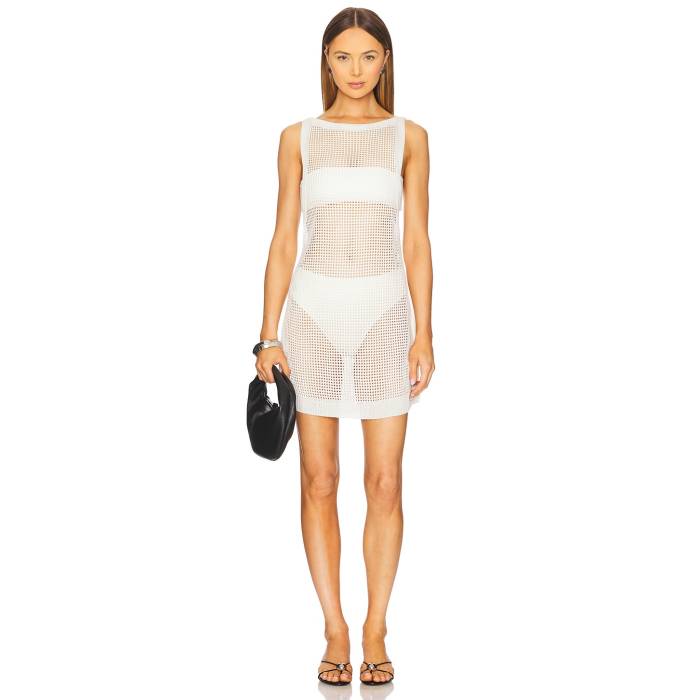 Vix Swimwear 【 Erika Short Cover Up Women Off White 】 レディースファッション 水着 レディース 白色 ホワイト