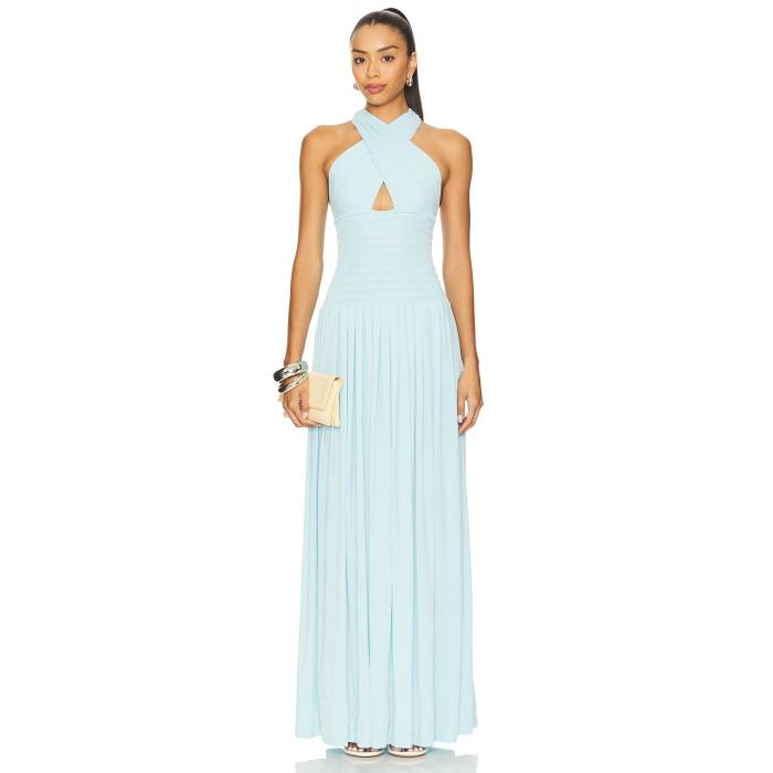 Ow Collection 【 X Revolve Rhea Maxi Dress Women Sky Blue 】 ドレス レディース スカイ 青色 ブルー|スニケス