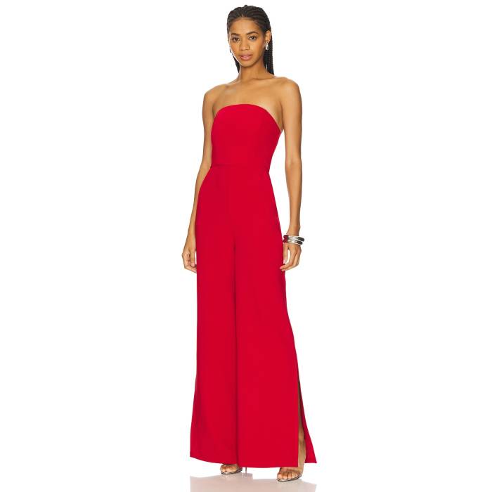 Lovers And Friends 【 Ketchum Jumpsuit Women Red 】 ジャンプスーツ レディースファッション その他 レディース Red 赤・レッド