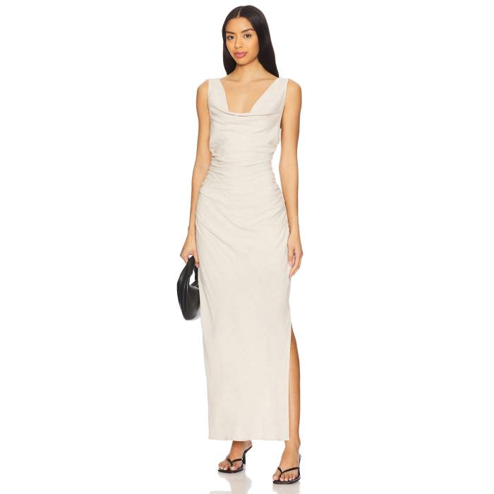 Sovere 【 Bella Midi Dress Women Neutral 】 お召しもの レディース