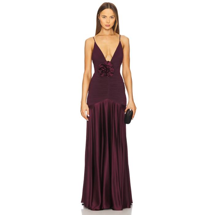 Silvia Tcherassi 【 Sana Dress Women Burgundy 】 ドレス レディースファッション ドレス レディース ワイン色・バーガンディー 254,700円