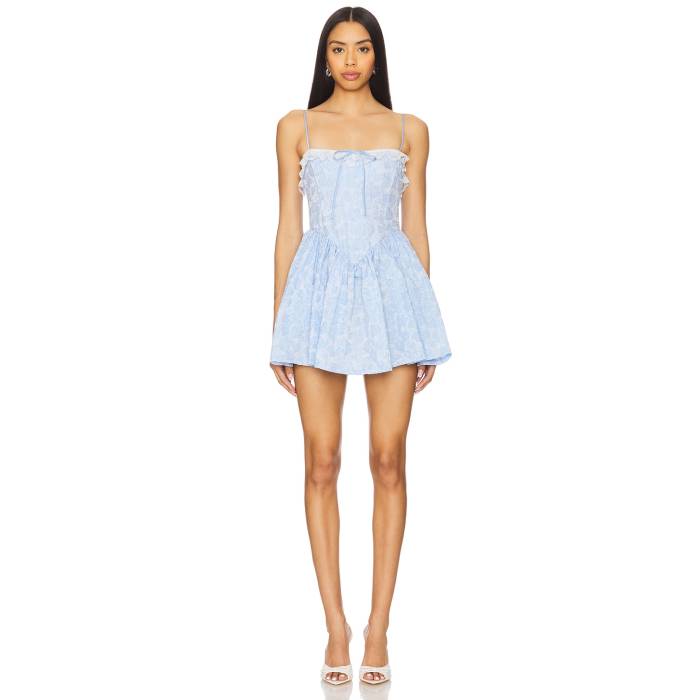 Majorelle 【 Jalan Mini Dress Women Baby Blue 】 ドレス レディースファッション ドレス レディース 青色 ブルー