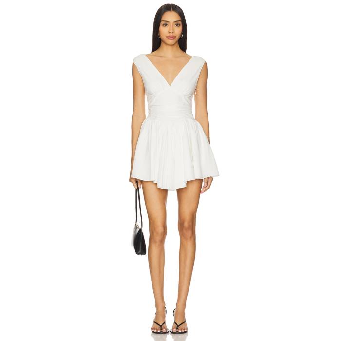 Majorelle 【 Clarissa Mini Dress Women White 】 ドレス レディース 白色 ホワイト