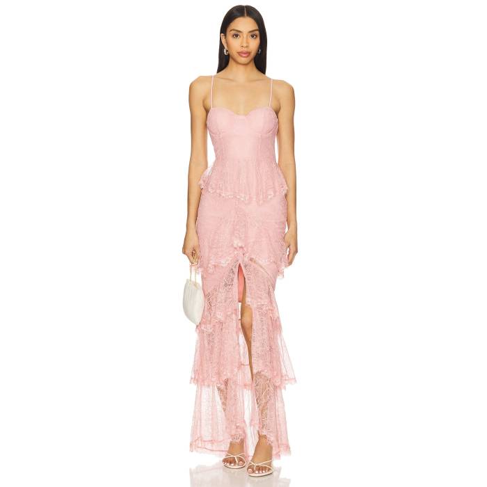 Majorelle 【 Zelda Fitz Gown Women Mauve Pink 】 フィッツ レディース pink サクラ色