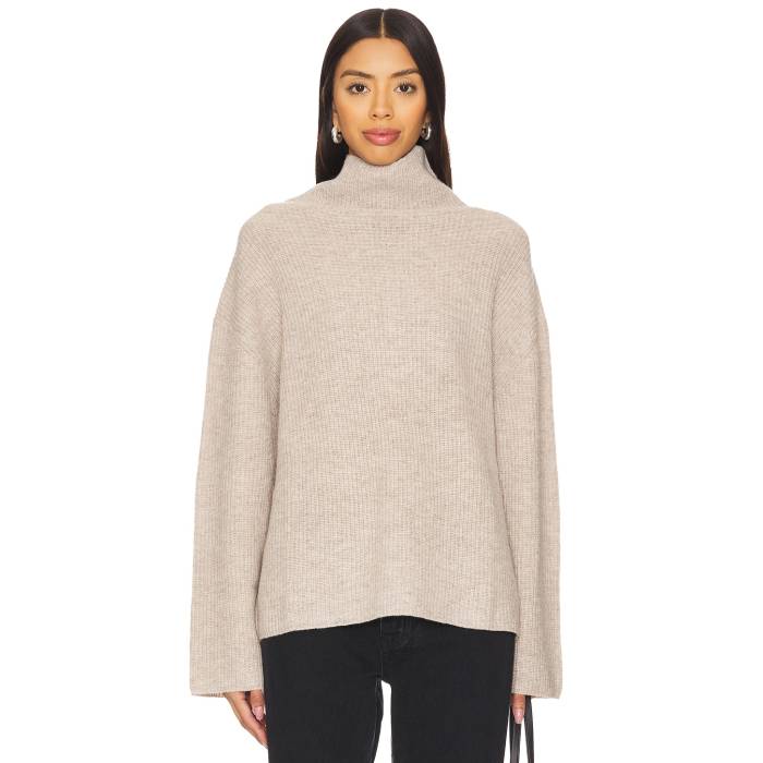 Samsoe Samsoe 【 Sazlata Turtleneck Women Khaki Melange 】 レディース カーキ|スニケス