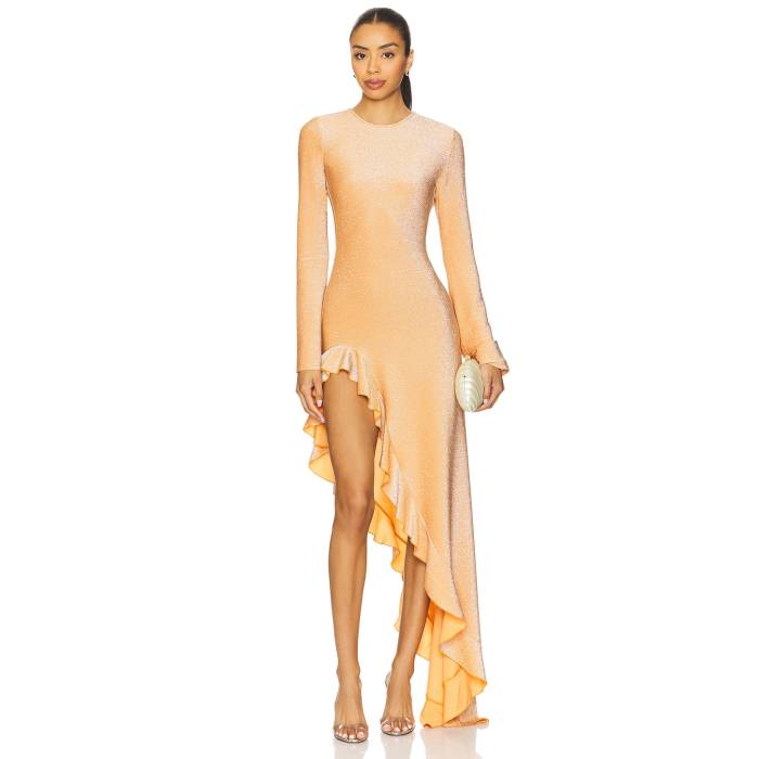 Delfi 【 Rosalia Maxi Dress Women Orange 】 お召しもの レディース orange 橙・オレンジ色