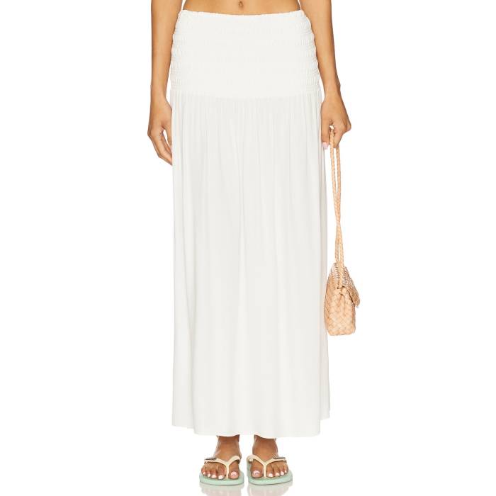 Bobi 【 Smocked Skirt Women White 】 レディース 白色 ホワイト|スニケス