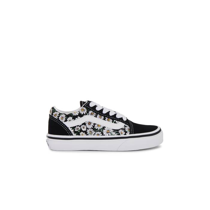 ヴァンズ Vans 【 Kids Old Skool Girls Daisies Black & True White 】 キッズ ベビー マタニティ キッズファッション 靴 スニーカー ジュニア キッズ 黒色 ブラック 白色 ホワイト 14,626円