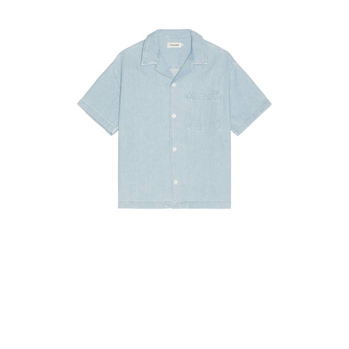 フレーム Frame 【 Camp Collar Shirt Men Harbor City 】 メンズファッション トップス カジュアルシャツ メンズ シティ