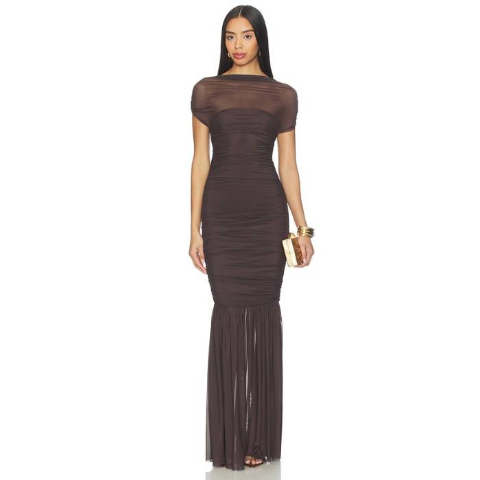Seroya 【 Noel Gown Women Ash Brown 】 レディース 赤銅色 赤銅色
