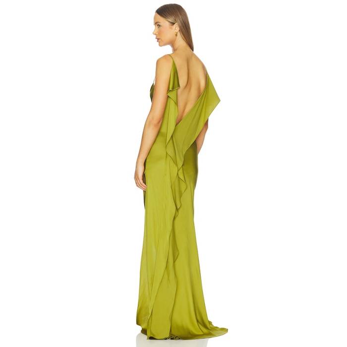 Arcina Ori 【 Odessa Dress Women Green 】 御召しもの レディース green 緑・緑であること