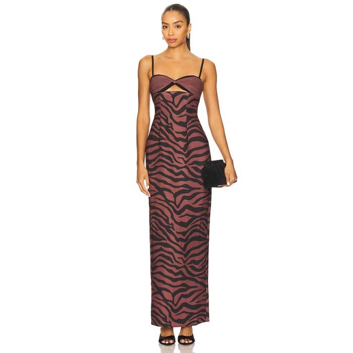 Sonya Moda 【 Alba Gown Women Cebra 】 レディース