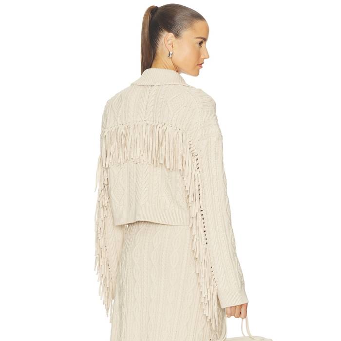 Simkhai 【 Virginia Cropped Cardigan Women Sand 】 バージニア ジレー レディース 砂色・砂子