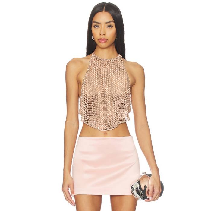 May Mashiah 【 Zoe Top Women Rose Gold 】 レディース Rose さくら色 ゴールド