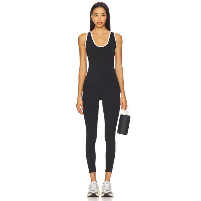 Year Of Ours 【 Recycled Reese Onesie Women Black \u0026Amp; White 】 レディース 黒いこと 黒いこと 白いこと 白いこと
