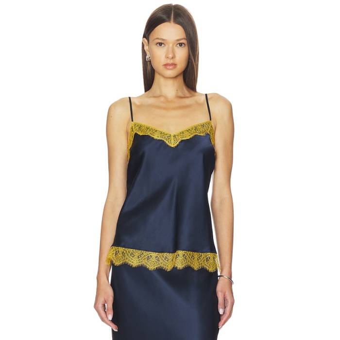 La Ligne 【 Lace Camisole Women Midnight \u0026Amp; Mustard 】 レディース