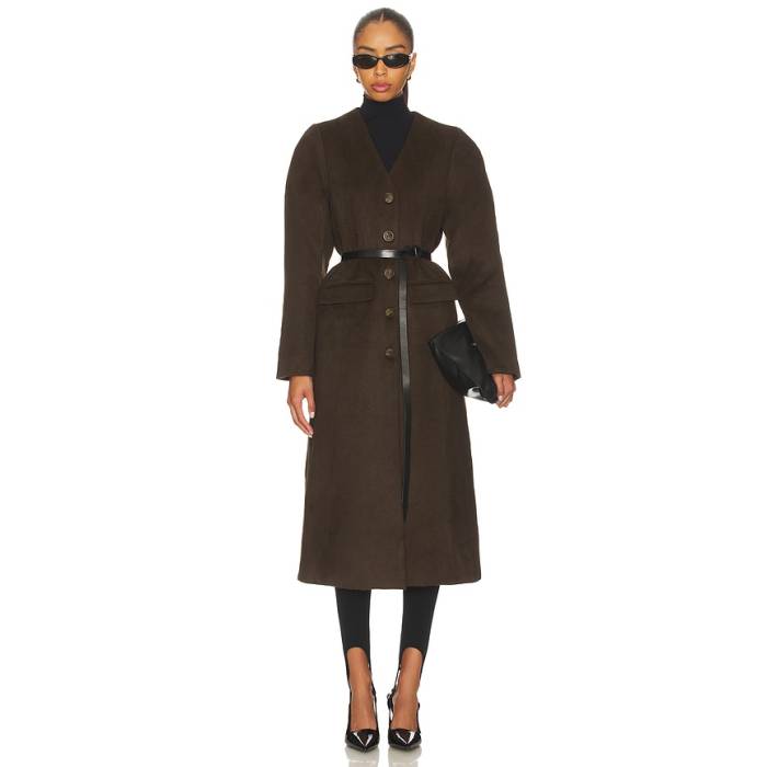 Astr The Label 【 Glorimar Coat Women Dark Olive 】 レディース olive オリーブ コート・ジャケット-レディースファッション