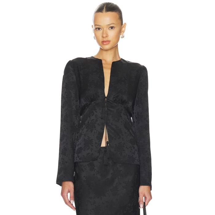 Ciao Lucia 【 Jorgina Top Women Black 】 レディース 黒いこと 黒いこと
