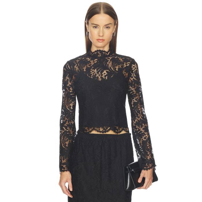 エーエルシー A.l.c. 【 Margot Top Women Black 】 レディース 黒いこと 黒いこと