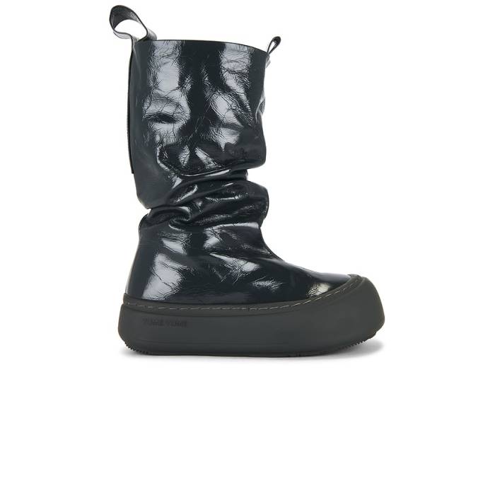 Yume Yume 【 Fisherman Low Boot Women Wrinkled Grey 】 ブーツ レディース 薄墨色 薄墨色